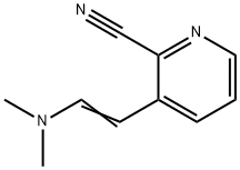 (E)-3-(2-(diMethylaMino)vinyl)picolinonitrile Struktur