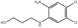 3-[(2-amino-4,5-dichlorophenyl)amino]propan-1-ol Struktur