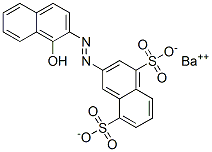 barium 3-[(1-hydroxy-2-naphthyl)azo]naphthalene-1,5-disulphonate  Struktur