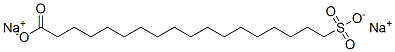 sodium sulphooctadecanoate Struktur