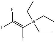 1,2,2-Trifluoroethenyl-triethylsilane Struktur