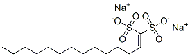 disodium tetradecenedisulphonate Struktur