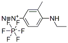 4-(ethylamino)-3-methylbenzenediazonium hexafluorophosphate Struktur