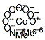 cobalt dimolybdenum nickel octaoxide Struktur