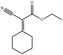 2-Cyano-2-cyclohexylideneacetic Acid Ethyl Ester Struktur