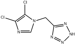 4,5-Dichloro-1-[(2H-tetrazol-5-yl)methyl]-1H-imidazole Struktur