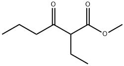 methyl 2-ethyl-3-oxohexanoate Struktur