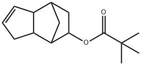 3A,4,5,6,7,7A-HEXAHYDRO-4,7-METHANO-1(3)H-INDEN-6-YL 2,2-DIMETHYLPROPANOATE Struktur