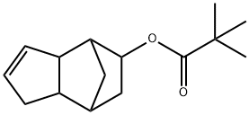 3a,4,5,6,7,7a-hexahydro-4,7-methano-1H-inden-5-yl pivalate Struktur