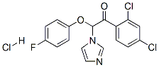 Ethanone,  1-(2,4-dichlorophenyl)-2-(4-fluorophenoxy)-2-(1H-imidazol-1-yl)-,  monohydrochloride  (9CI) Struktur