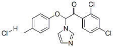 Ethanone,  1-(2,4-dichlorophenyl)-2-(1H-imidazol-1-yl)-2-(4-methylphenoxy)-,  monohydrochloride  (9CI) Struktur