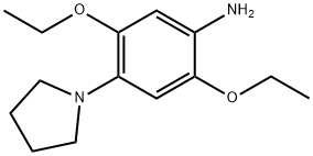 2,5-diethoxy-4-(1-pyrrolidinyl)aniline Struktur