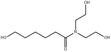 6-hydroxy-N,N-bis(2-hydroxyethyl)hexanamide Struktur