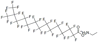 ethylammonium perfluoro(13-methyltetradecanoate) Struktur