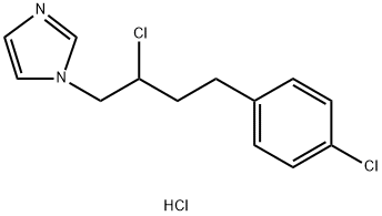 1-[2-Chloro-4-(4-Chlorophenyl)-Butyl]-Imidazol-  Struktur