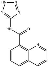 N-(1H-Tetrazol-5-yl)-8-quinolinecarboxamide Struktur