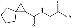 Spiro[2.4]heptane-1-carboxamide, N-(2-amino-2-oxoethyl)- (9CI) Struktur