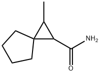 Spiro[2.4]heptane-1-carboxamide, 2-methyl- (9CI) Struktur