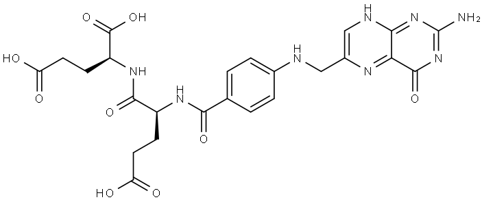 folate monoglutamate Struktur