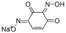 cyclohex-5-ene-1,2,3,4-tetrone 1,3-dioxime, monosodium salt Struktur