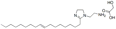2-(2-heptadec-8-enyl-4,5-dihydro-1H-imidazol-1-yl)ethylamine hydroxyacetate Struktur