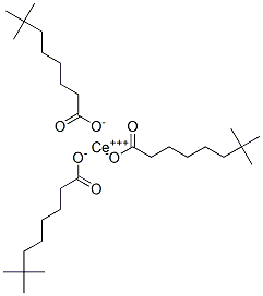 cerium(3+) neodecanoate Struktur