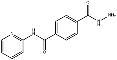 Benzoic acid, 4-[(2-pyridinylamino)carbonyl]-, hydrazide (9CI) Struktur