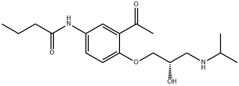 (-)-Acebutolol Struktur