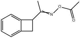 Ethanone, 1-bicyclo4.2.0octa-1,3,5-trien-7-yl-, O-acetyloxime Struktur