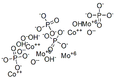 Cobalt molybdenum hydroxide oxide phosphate Struktur