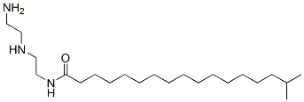 N-[2-[(2-aminoethyl)amino]ethyl]isooctadecan-1-amide Struktur