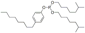 diisooctyl 4-octylphenyl phosphite Struktur