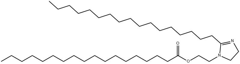 2-(2-heptadecyl-4,5-dihydro-1H-imidazol-1-yl)ethyl stearate Struktur