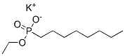 potassium ethyl octylphosphonate Struktur