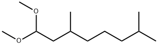 1,1-dimethoxy-3,7-dimethyloctane Struktur