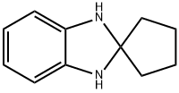 SPIRO[2H-BENZIMIDAZOLE-2,1'-CYCLOPENTANE], 1,3-DIHYDRO- Struktur