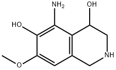 4,6-Isoquinolinediol, 5-amino-1,2,3,4-tetrahydro-7-methoxy- (9CI) Struktur