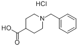 1-BENZYL-PIPERIDINE-4-CARBOXYLIC ACID HYDROCHLORIDE Struktur