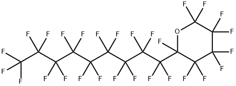 2,2,3,3,4,4,5,5,6-Nonafluorotetrahydro-6-(nonadecafluorononyl)-2H-pyran Struktur