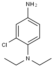 2-chloro-N,N-diethylbenzene-1,4-diamine   Struktur