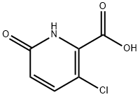 3-Chloro-6-oxo-1,6-dihydro-pyridine-2-carboxylic acid Struktur