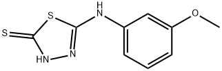 5-[(3-METHOXYPHENYL)AMINO]-1,3,4-THIADIAZOLE-2-THIOL Struktur