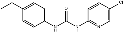 N-(5-chloropyridin-2-yl)-N'-(4-ethylphenyl)urea Struktur