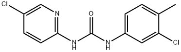 1-(3-chloro-4-methyl-phenyl)-3-(5-chloro-pyridin-2-yl)-urea Struktur