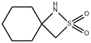 2-Thia-1-azaspiro[3.5]nonane,2,2-dioxide(9CI) Struktur