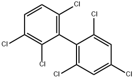 2,2',3,4',6,6'-六氯聯(lián)苯 結(jié)構(gòu)式