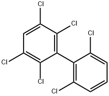 2,2',3,5,6,6'-HEXACHLOROBIPHENYL Struktur