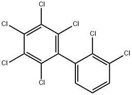 2,2',3,3',4,5,6-七氯聯(lián)苯 結構式