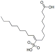 9-sulpho-9-octadecenoic acid Struktur