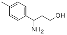 3-AMINO-3-P-TOLYL-PROPAN-1-OL Struktur